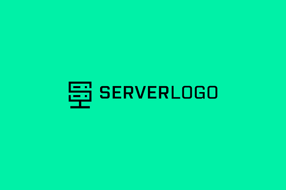 Server & Hosting Logo Template in Logo Templates - product preview 3