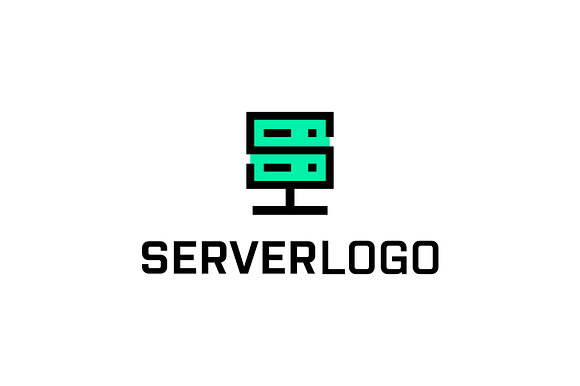 Server & Hosting Logo Template in Logo Templates - product preview 4