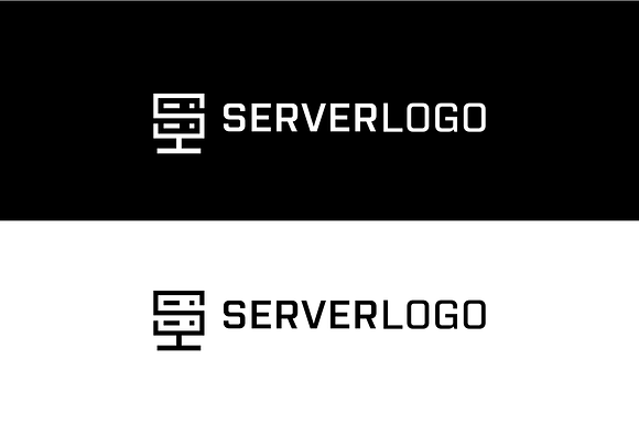 Server & Hosting Logo Template in Logo Templates - product preview 6