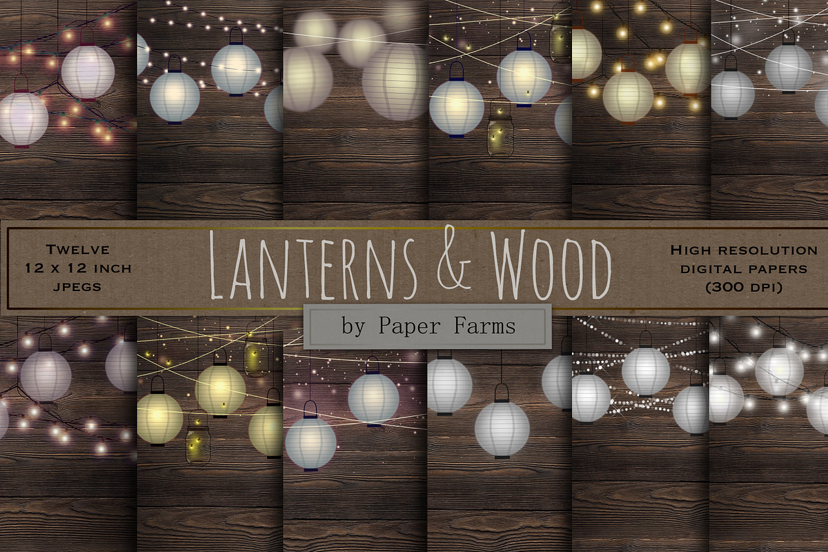 Lanterns and wood in Patterns - product preview 8