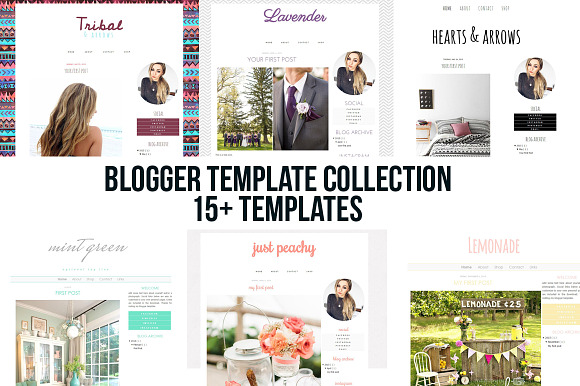 blogger blogspot template collection in Website Templates - product preview 1