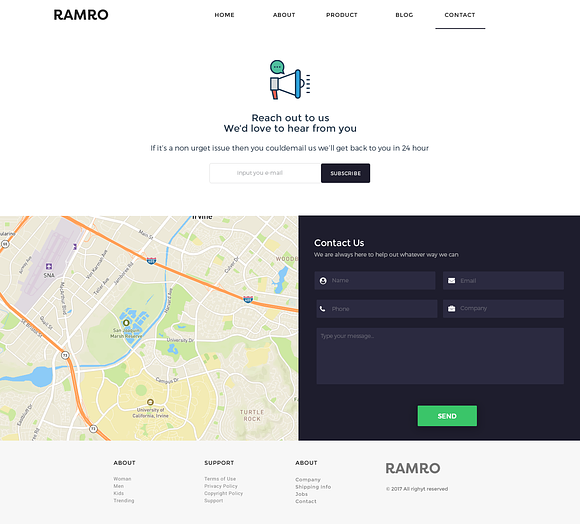 Ramro Web UI Kit - Contact us in UI Kits and Libraries - product preview 3