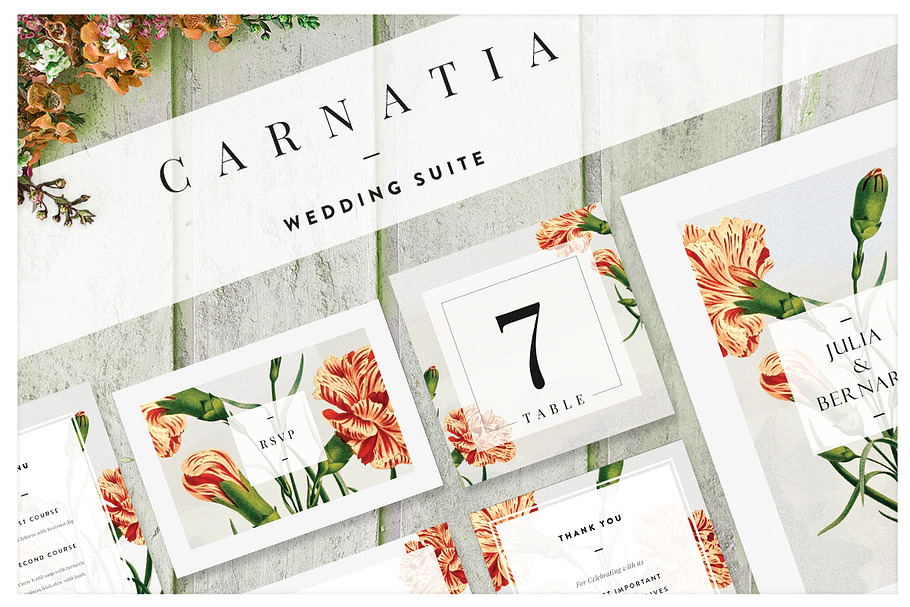 Carnatia - Wedding Suite (Adobe) in Wedding Templates - product preview 8