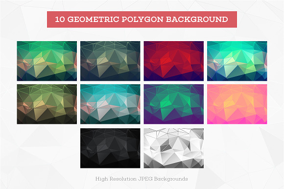 80 Polygon Background | Price Drop! in Textures - product preview 3