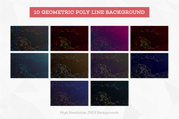 80 Polygon Background | Price Drop! in Textures - product preview 8