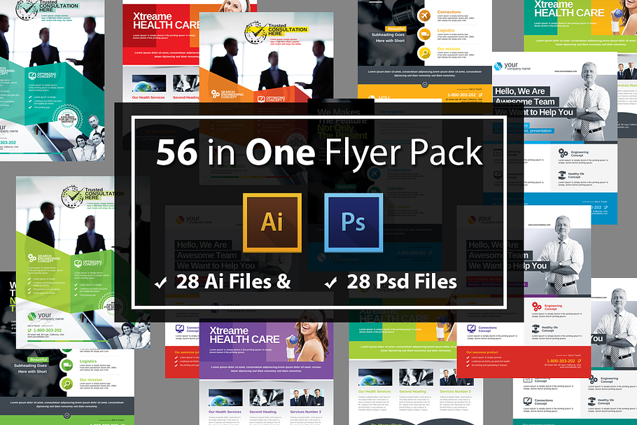 Corporate Flyer Pack in Flyer Templates - product preview 8