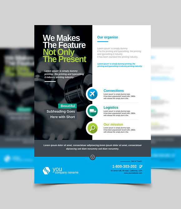 Corporate Flyer Pack in Flyer Templates - product preview 1