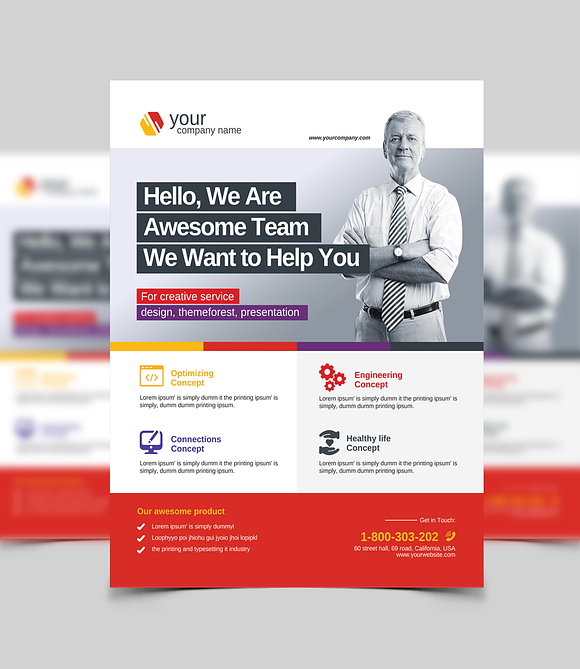 Corporate Flyer Pack in Flyer Templates - product preview 3