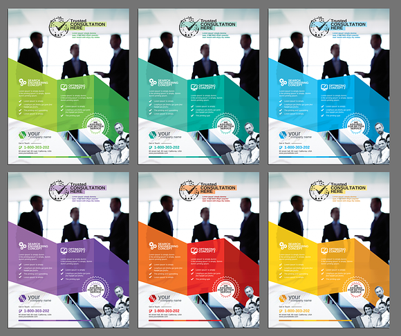 Corporate Flyer Pack in Flyer Templates - product preview 6