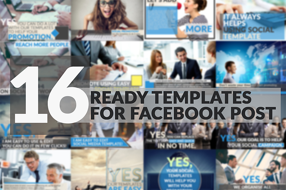 16 Facebook Post Templates in Social Media Templates - product preview 8