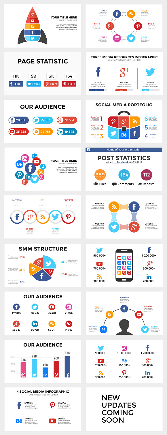 Social Media Infographics in Social Media Templates - product preview 1