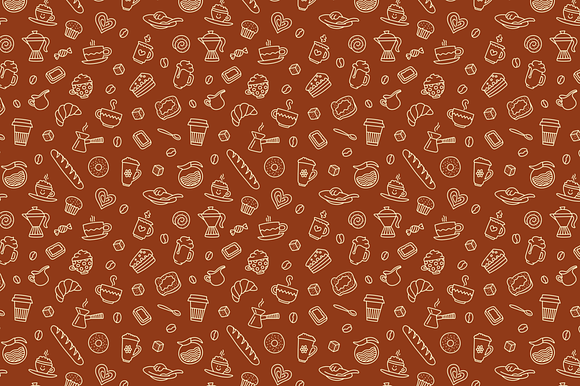 My Coffee Spot Seamless Pattern in Patterns - product preview 2