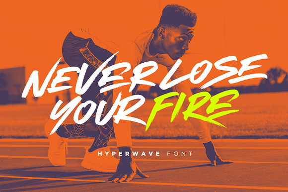 HYPERWAVE Marker Font in Graffiti Fonts - product preview 1
