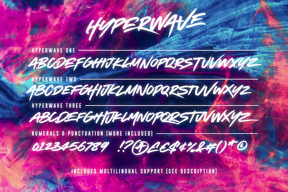 HYPERWAVE Marker Font in Graffiti Fonts - product preview 6