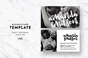 Typography Business Card Template