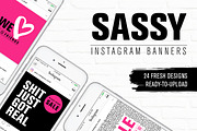 Sassy Website & Instagram Banners