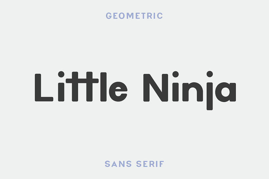 Little Ninja Font in Sans-Serif Fonts - product preview 8