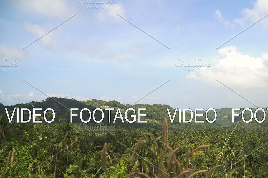 Mountains with tropical forest. Philippines Cebu island. in Graphics - product preview 8