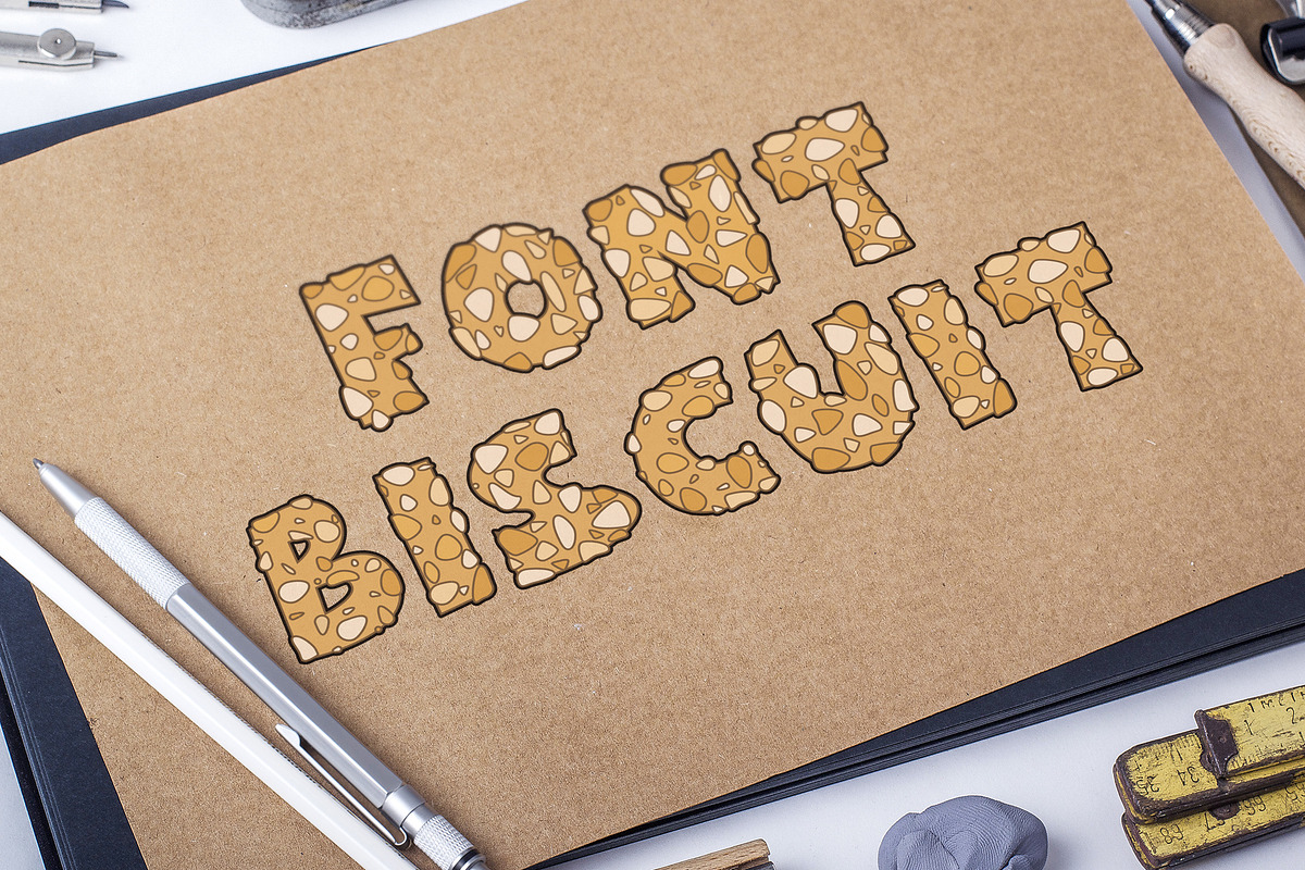  Font. Biscuit in Sans-Serif Fonts - product preview 8