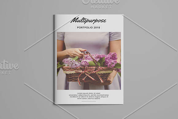 Multipurpose Portfolio Template-V736 in Brochure Templates - product preview 1