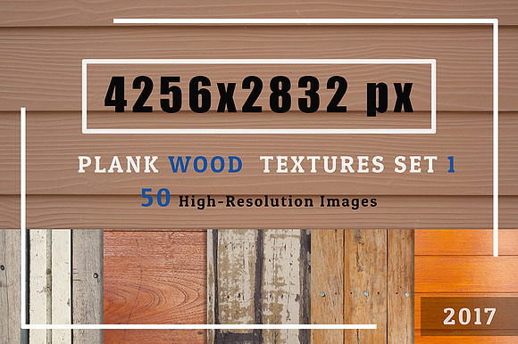 50 Plank Wood Textures Set 1 in Textures - product preview 1