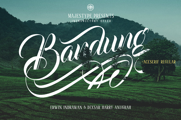 Bandung + Aceserif in Script Fonts - product preview 3