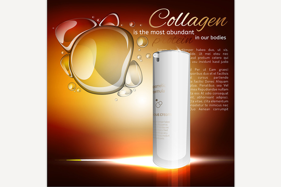 Collagen Treatment Template in Illustrations - product preview 8