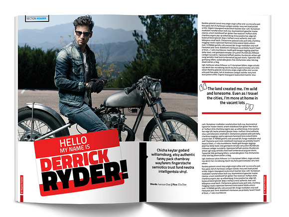 Indesign Magazine Template in Magazine Templates - product preview 11