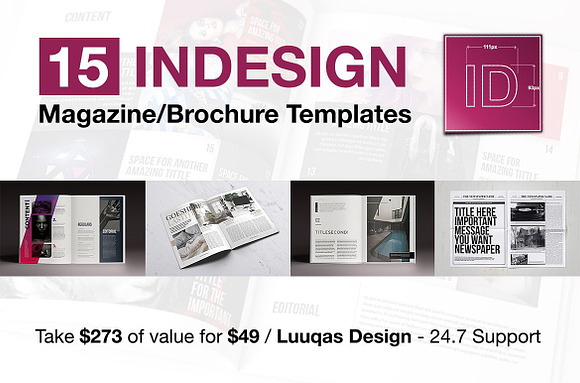 15 InDesign Magazines & Brochures in Magazine Templates - product preview 51
