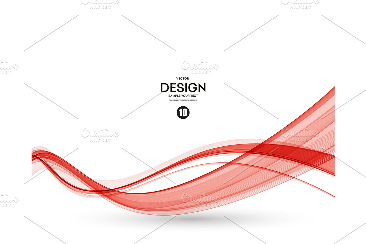Abstract smooth wave motion illustration in Textures - product preview 8