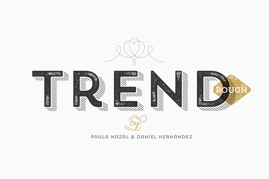 Trend Rough in Display Fonts - product preview 8