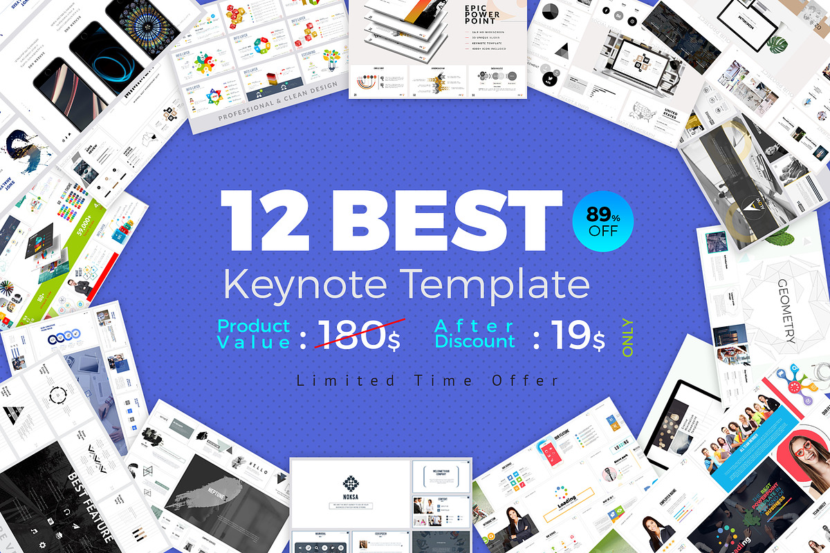 Best 12 Keynote Template Bundle in Keynote Templates - product preview 8