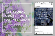 25 Floral Quote Posts for Instagram
