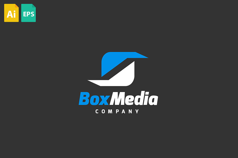 Box Media Logo in Logo Templates - product preview 8