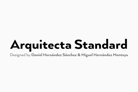 Arquitecta Standard Family in Sans-Serif Fonts - product preview 2