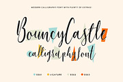 Bouncy Castle Calligraphy Font