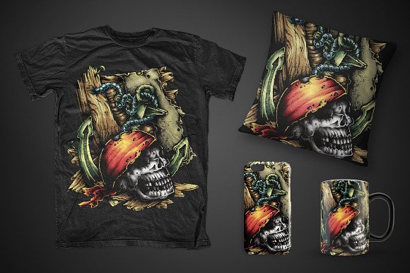 Dead Pirate in Illustrations - product preview 1