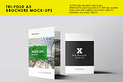 Tri-Fold A5 Brochure Mock-ups