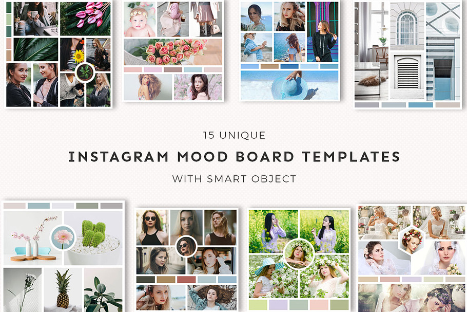 15 Instagram Mood Board Templates V3