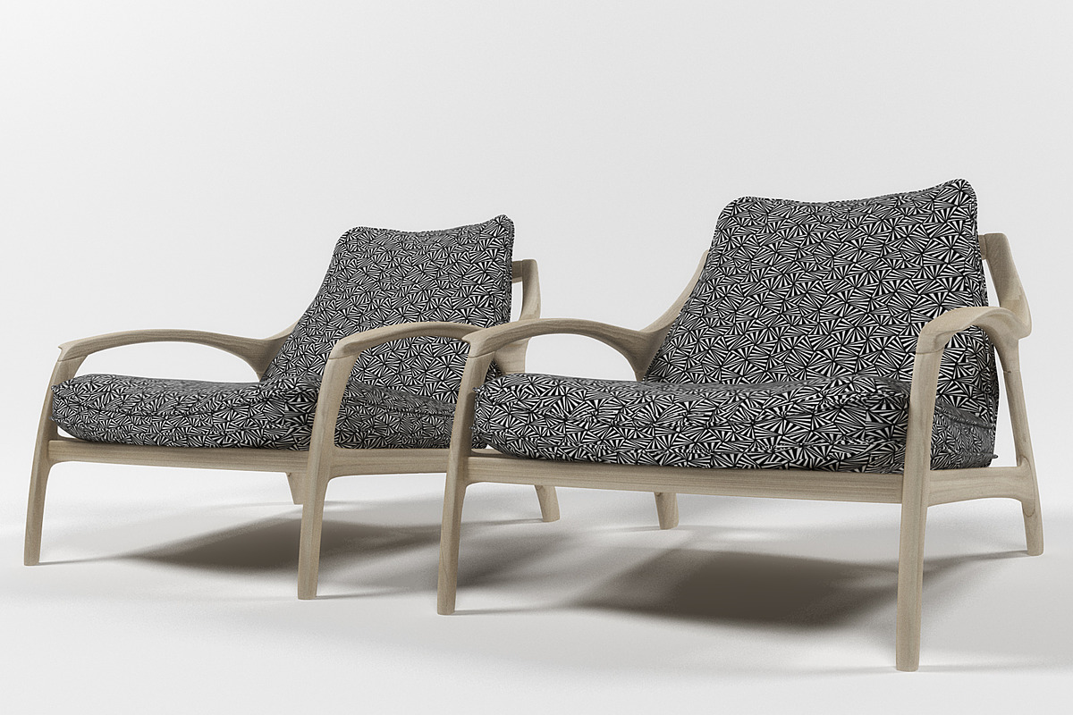 Sequilla armchair by inDahouze in Furniture - product preview 8