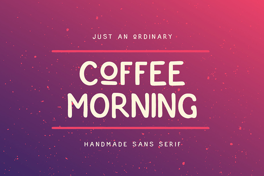 Coffee Morning Sans in Sans-Serif Fonts - product preview 8