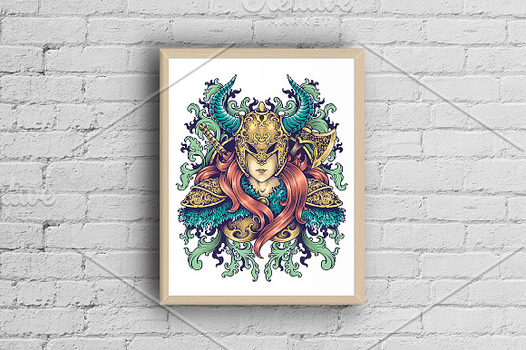 Warrior Goddess in Illustrations - product preview 2