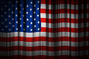 USA stage curtain background