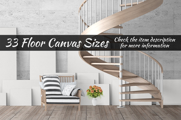 Canvas Mockups Vol 495 in Print Mockups - product preview 2