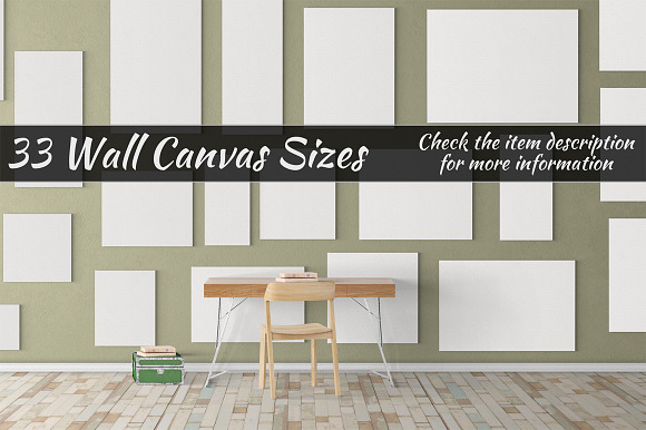 Canvas Mockups Vol 498 in Print Mockups - product preview 1