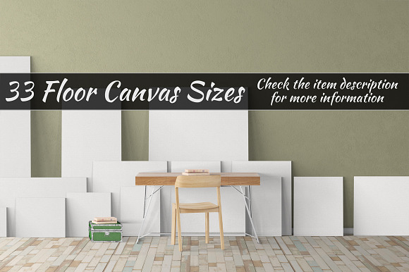 Canvas Mockups Vol 498 in Print Mockups - product preview 2