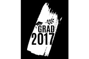 Class of 2017 graduate greeting card