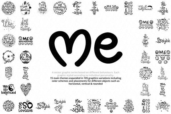 "Me" Graphics Series Vector Bundle