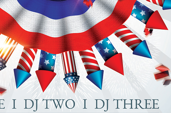 4th of July Flyer in Flyer Templates - product preview 2