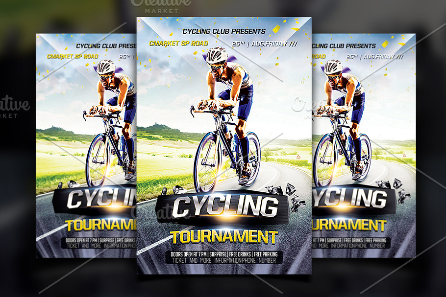 Cycling Flyer in Flyer Templates - product preview 8